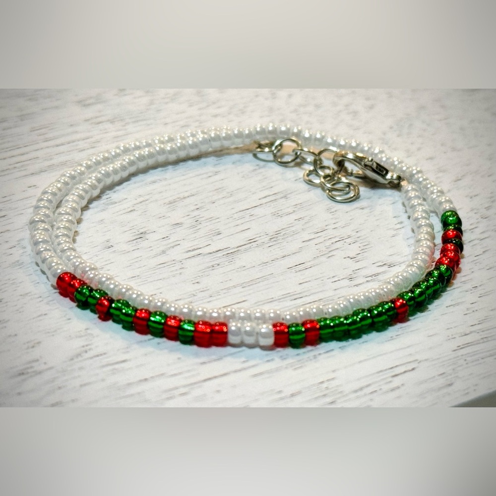 “Merry Christmas” Morse Code Bracelet